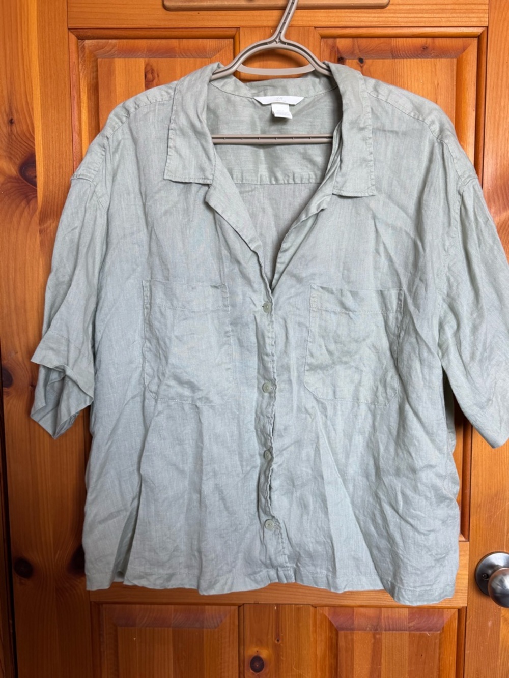H&M linen top xl